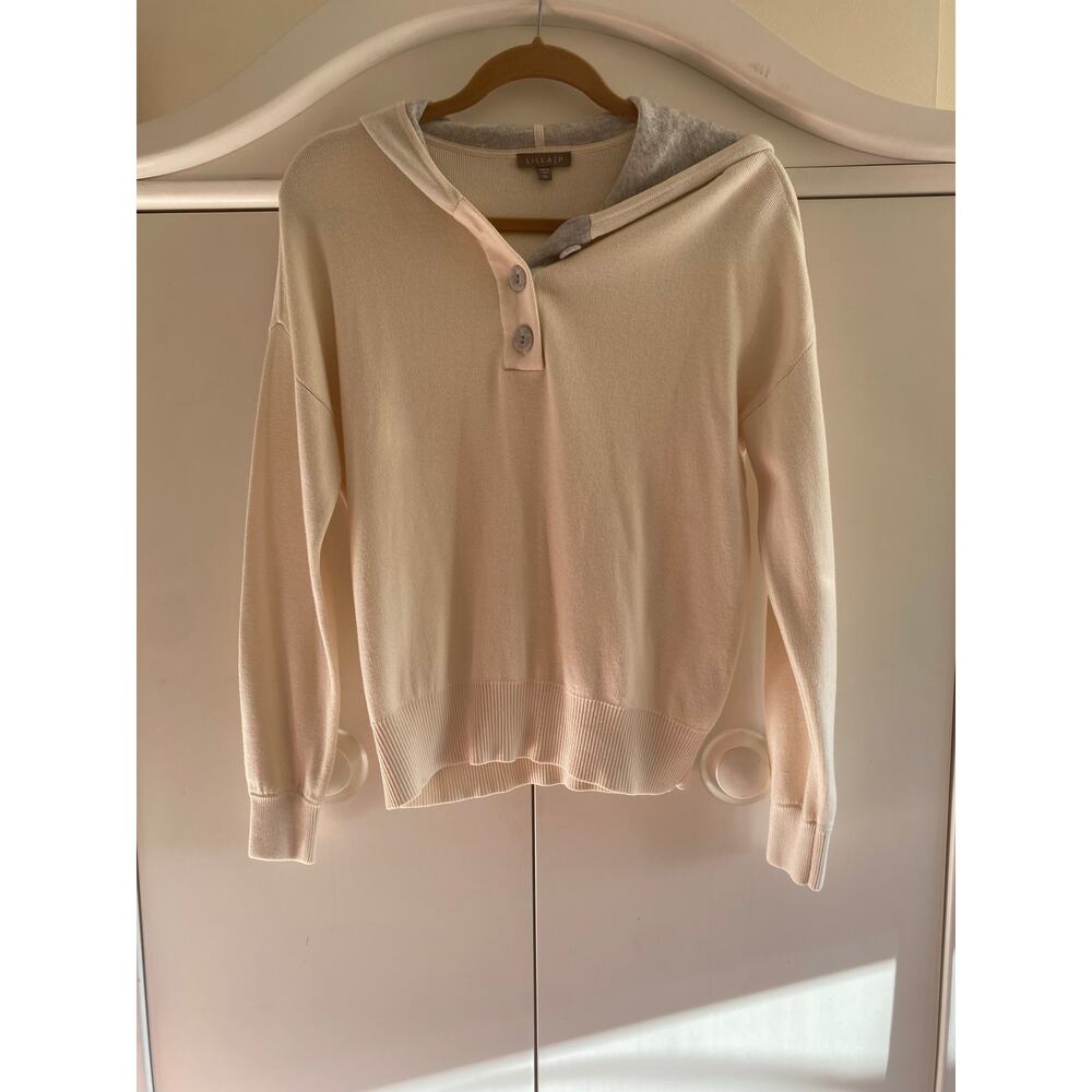 Lila P Sweater Hoodie pullover XS Oversized BOHO